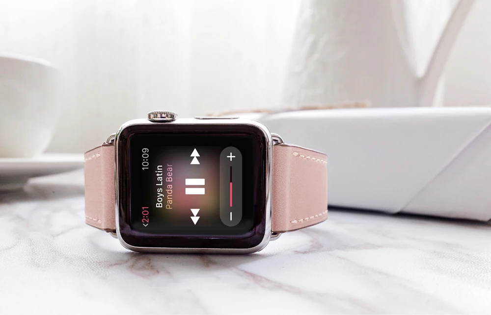 Элегантный розовый мятный зеленый один тур ремешок для Apple Watch Band из натуральной кожи серии 1 2 3 4 38 мм 40 мм 42 мм 44 мм браслет ремешок