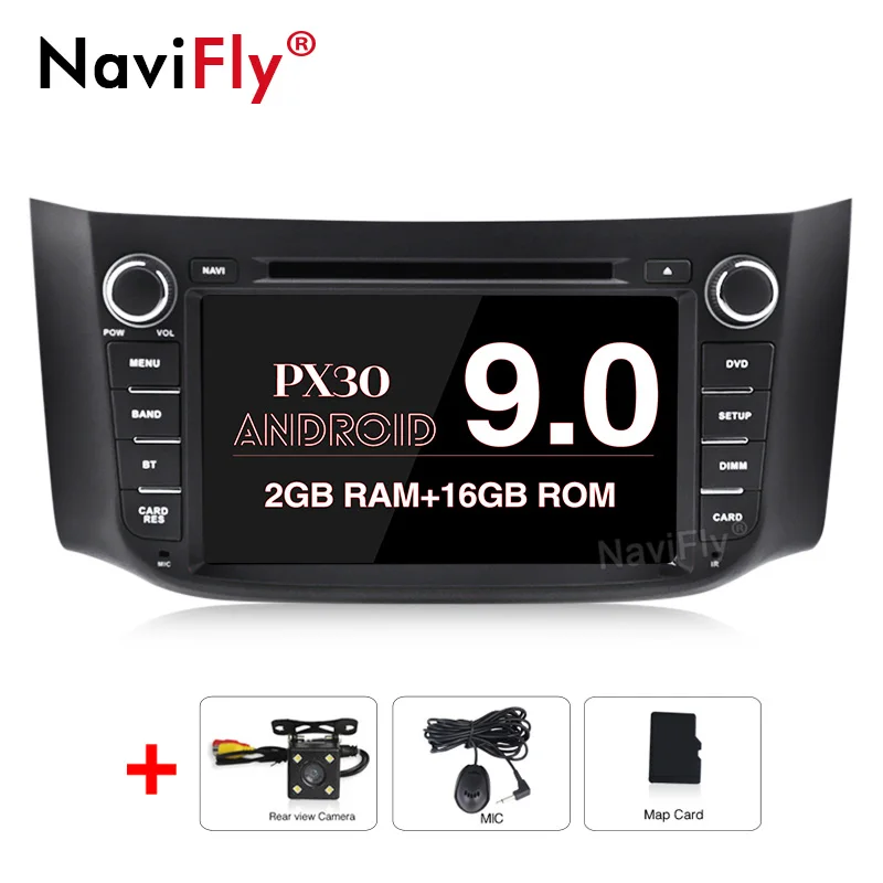 Android9.0 автомобильное радио DVD для NISSAN SILPHY четырехъядерный wifi Bluetooth Видео Аудио