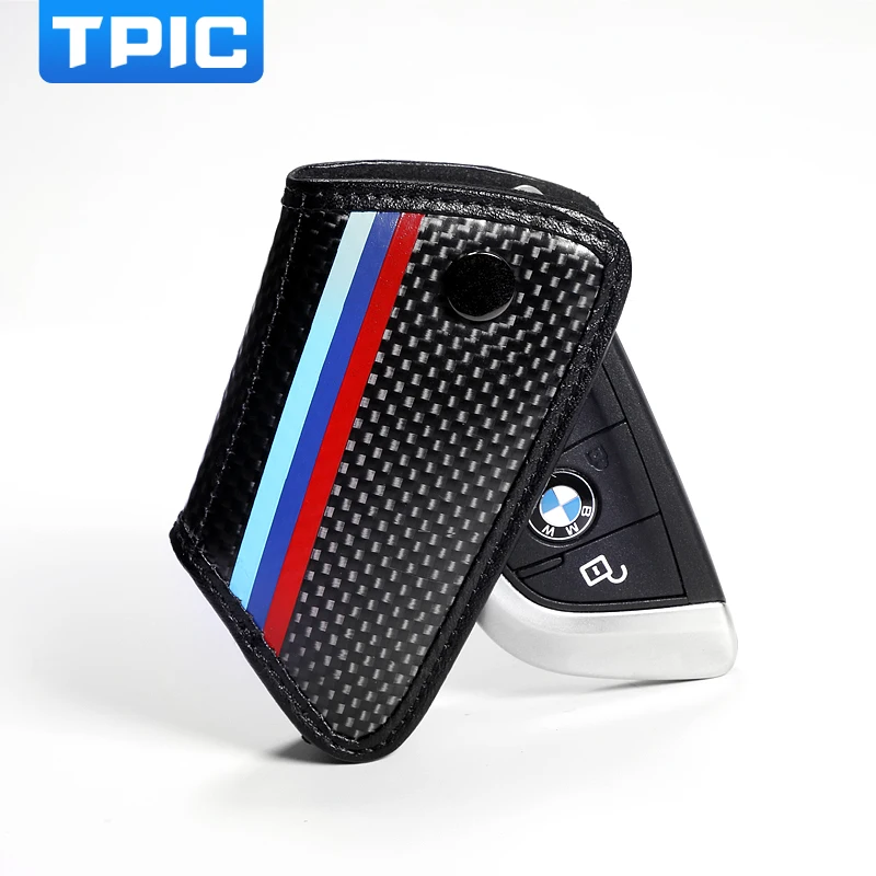 Кожаный чехол TPIC для автомобильных ключей кольца-держатели Bmw F20 F30 G20 f31 F34 F10 G30 F11 X3
