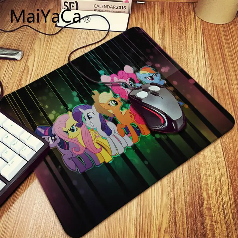 Игровой мягкий коврик для мыши Maiyaca с маленьким пони Офисная мышь игровой ПК