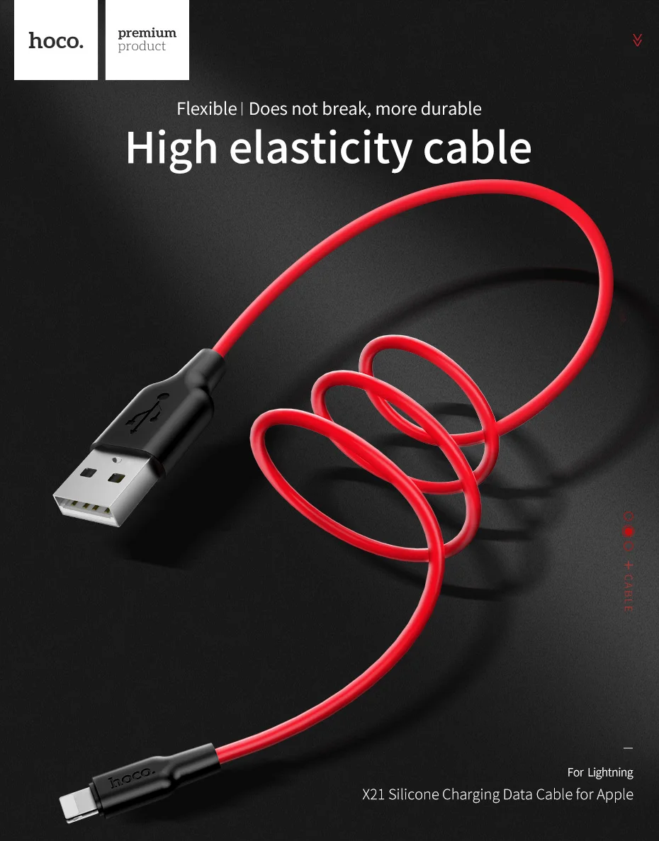 HOCO 1 м 2 м мягкий силиконовый USB кабель для iPhone 11 pro Max Type C кабель Micro кабель для Samsung USB C кабель