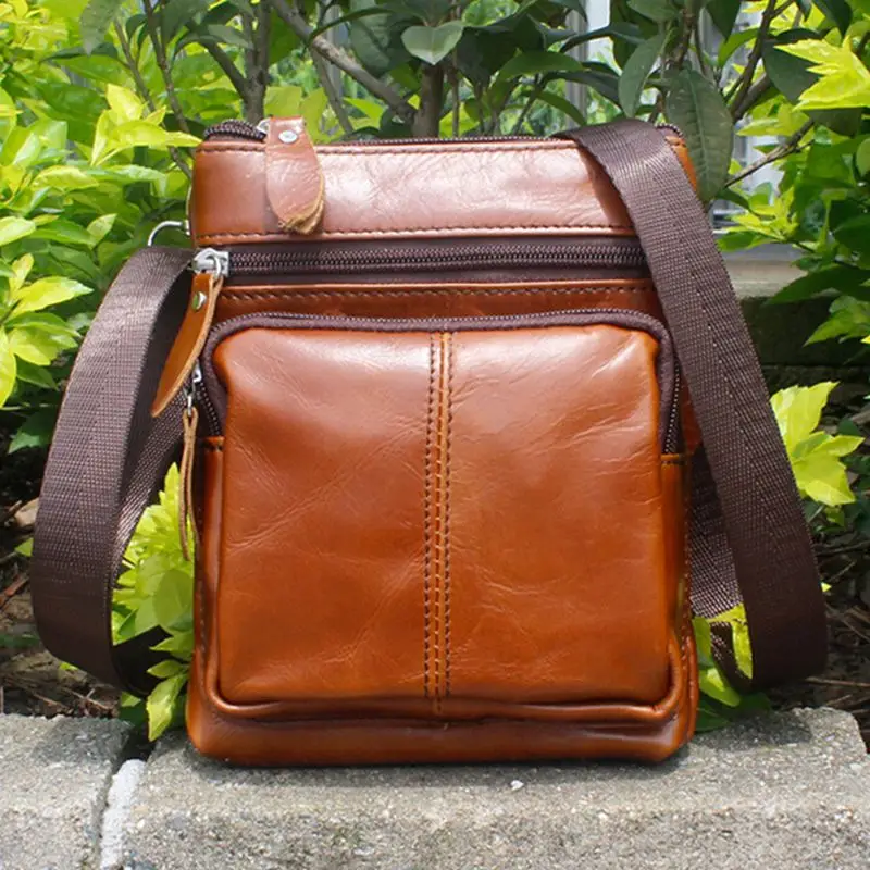 Лидер продаж новые модные мужские сумки из натуральной кожи маленькая сумка