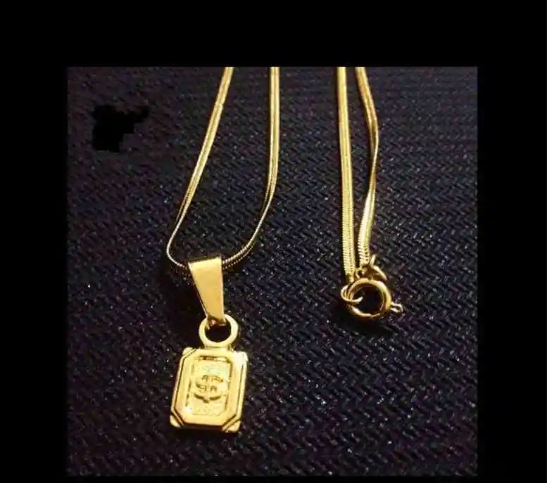 Хорошее качество мини доллар цепь $ Подвески со знаком ожерелья и подвески