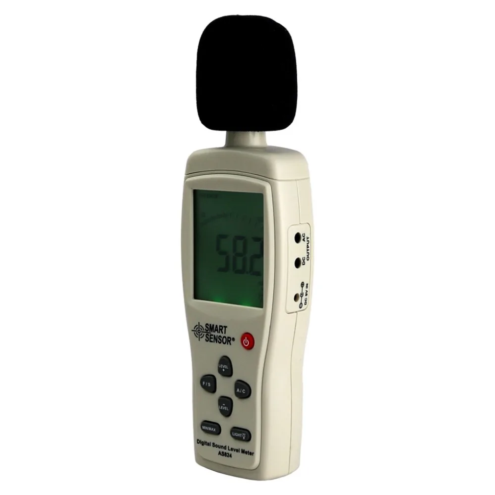 Мини Цифровой децибел измерительные приборы 30 ~ 130 DBA 35 DBC измеритель уровня звука