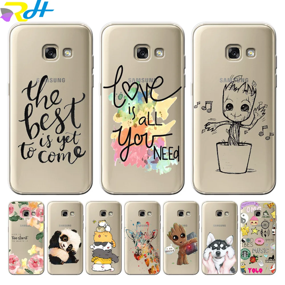 Мягкий ТПУ чехол для Samsung Galaxy J4 J6 J8 2018 с милыми животными Etui J3 J5 J7 2017 J5Prime J6Plus Coque