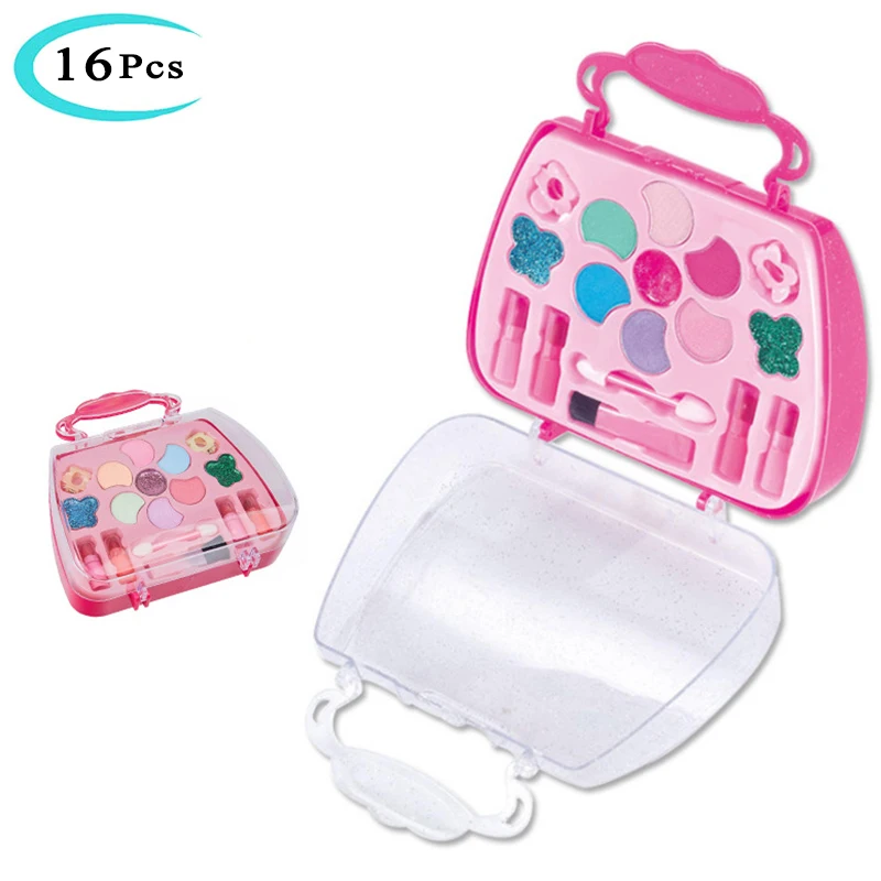 Девочка ролевая игра макияж портативная коробка дети ролевые игрушки Макияж