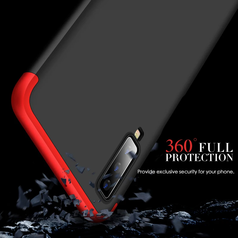 Чехол GKK для Samsung Galaxy A6 A8 A7 2018 жесткий матовый чехол из поликарбоната с защитой на