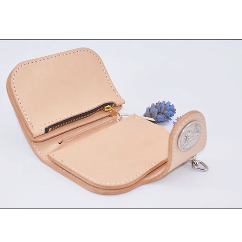 1 Набор сделай сам для дома ручной работы из кожи животных кошелек с заплатками