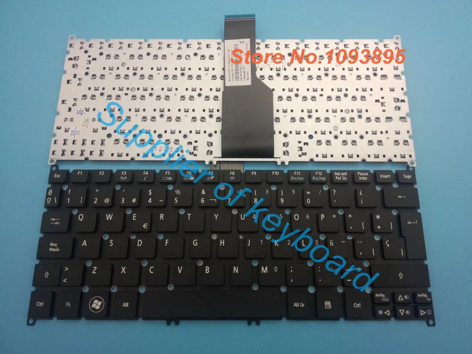 Новая испанская клавиатура для ноутбука Acer Aspire One S3 S5 725 756 AO725 AO756 MS2346 ЛАТИНСКАЯ