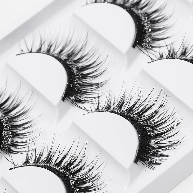 Искусственные ресницы для вечерние НКИ косплея Хэллоуина 5 пар | Красота и