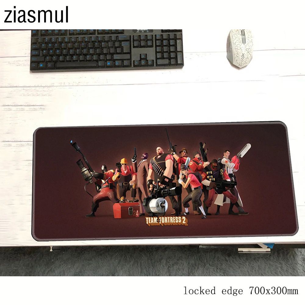 Коврик для мыши team fortress 2 700x300x3 мм гелевый компьютерной игровые аксессуары коврик