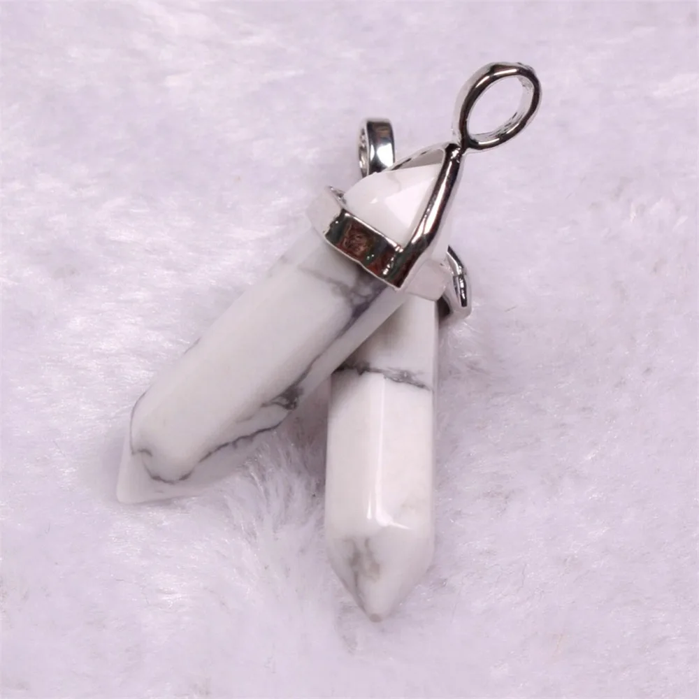 Друза модные ювелирные изделия ожерелье из натурального камня оникс Howlite aventurine