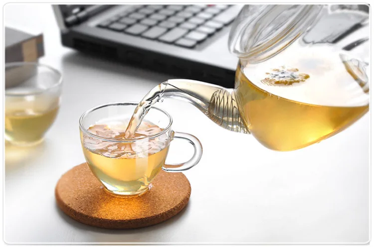 1 шт. практичная термостойкая стеклянная чашка чайный горшок чай листья травяной