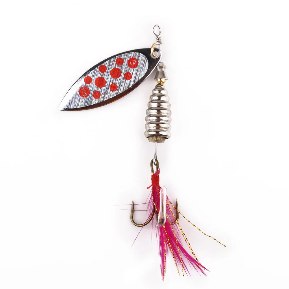 1 шт. 8 10 см 7 15 г металлическая Спиннер ложка перьевая приманка для рыбалки жесткие