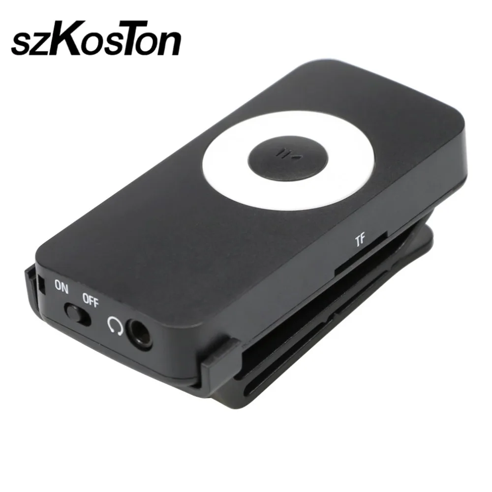 Портативный mp3-плеер с мини-зажимом USB MP3-плеер с 3,5 мм стерео разъемом Спортивный Mp3 музыкальный плеер с отверстием для TF карты