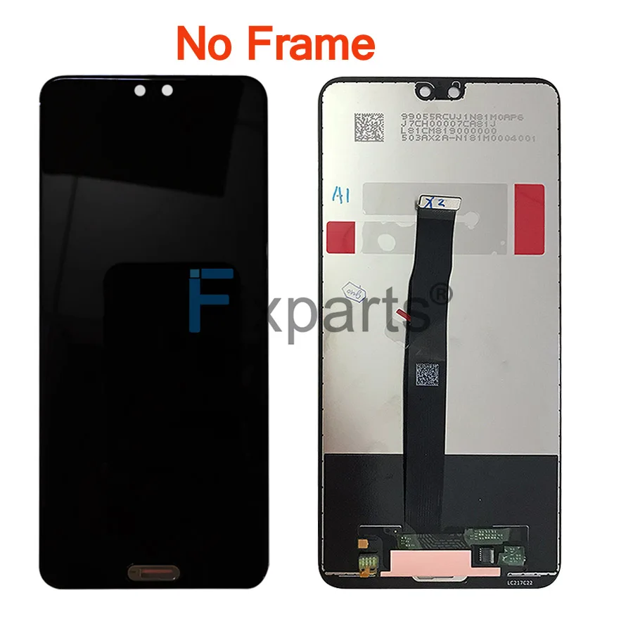 Для Huawei P20 ЖК дисплей + сенсорный экран дигитайзер сборка Замена для EML L09 L22 L29