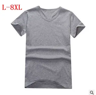 Футболка мужская с V образным вырезом топ из чистого хлопка коротким рукавом