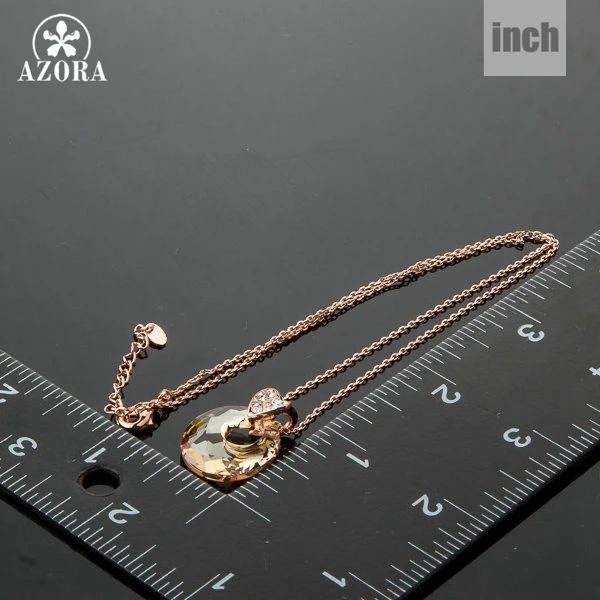 Ожерелье с австрийским хрусталем Stellux розовое золото TN0101|necklace a|pendant necklacejewelry pendant |