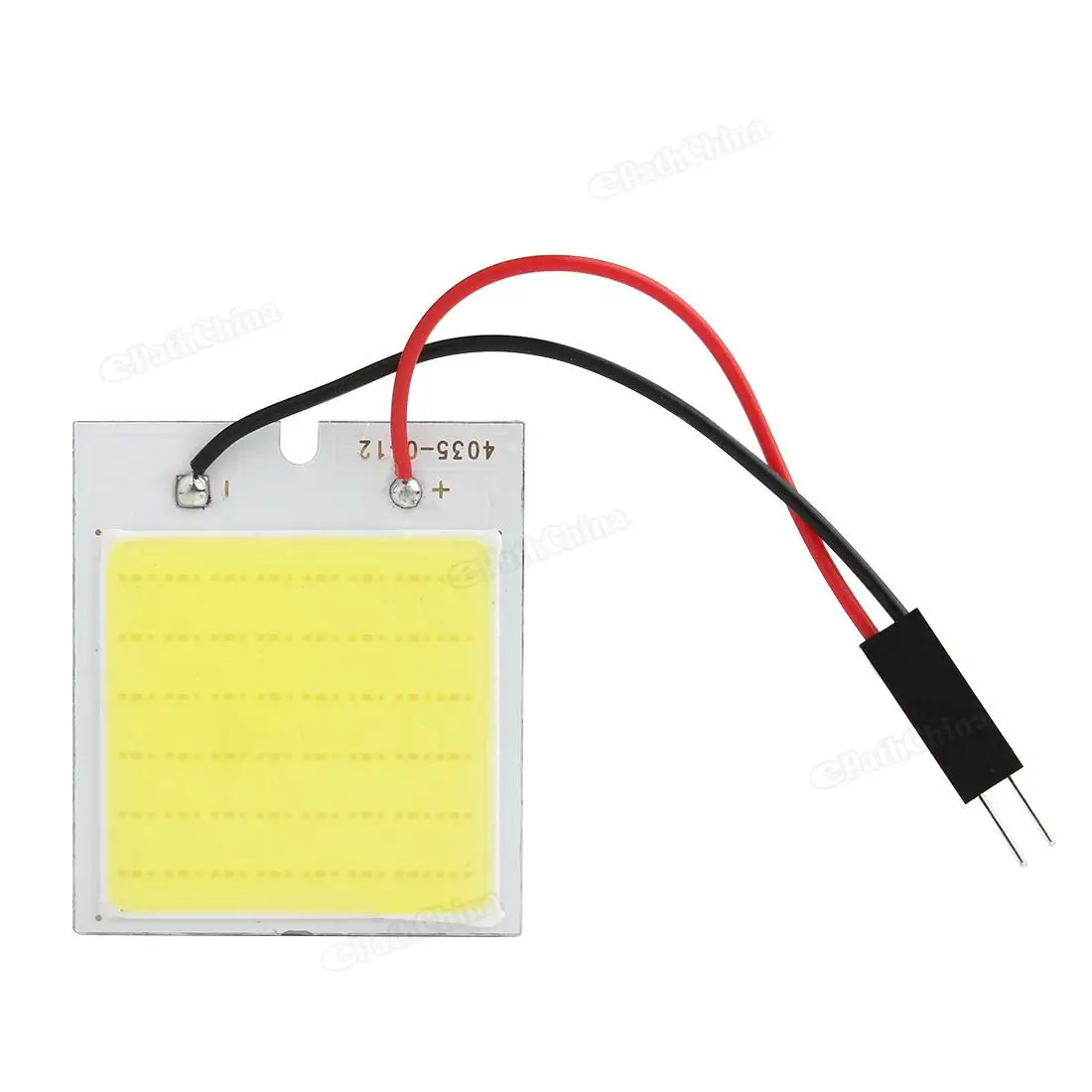 Автомобильная светодиодная лампа T10 W5w COB 48 SMD панельная белого красного синего