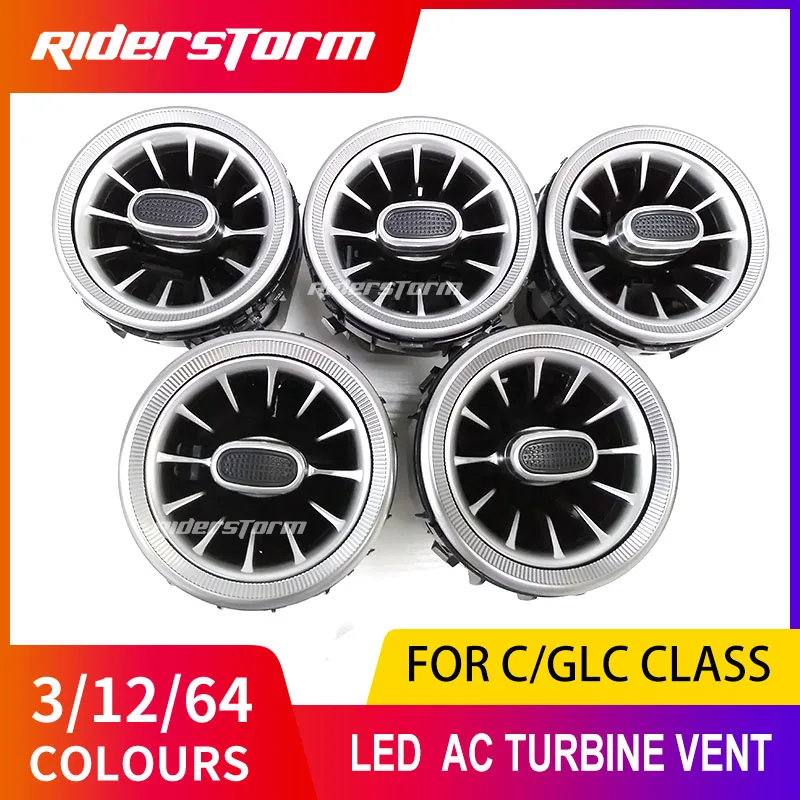 

Вентиляционное отверстие для mercedes GLC class GLC200 X253, светодиодная подсветка