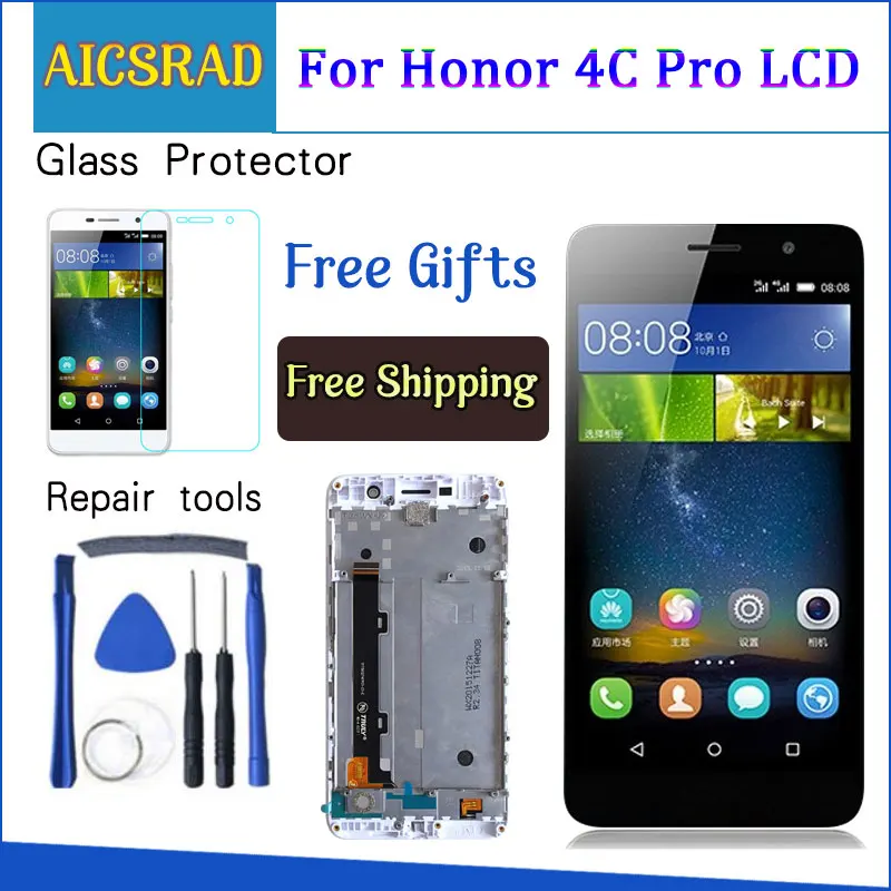 5,0 ''дисплей для HUAWEI Honor 4C Pro TIT-L01 сенсорный ЖК-экран с рамкой для HUAWEI Y6 Pro замена дисплея