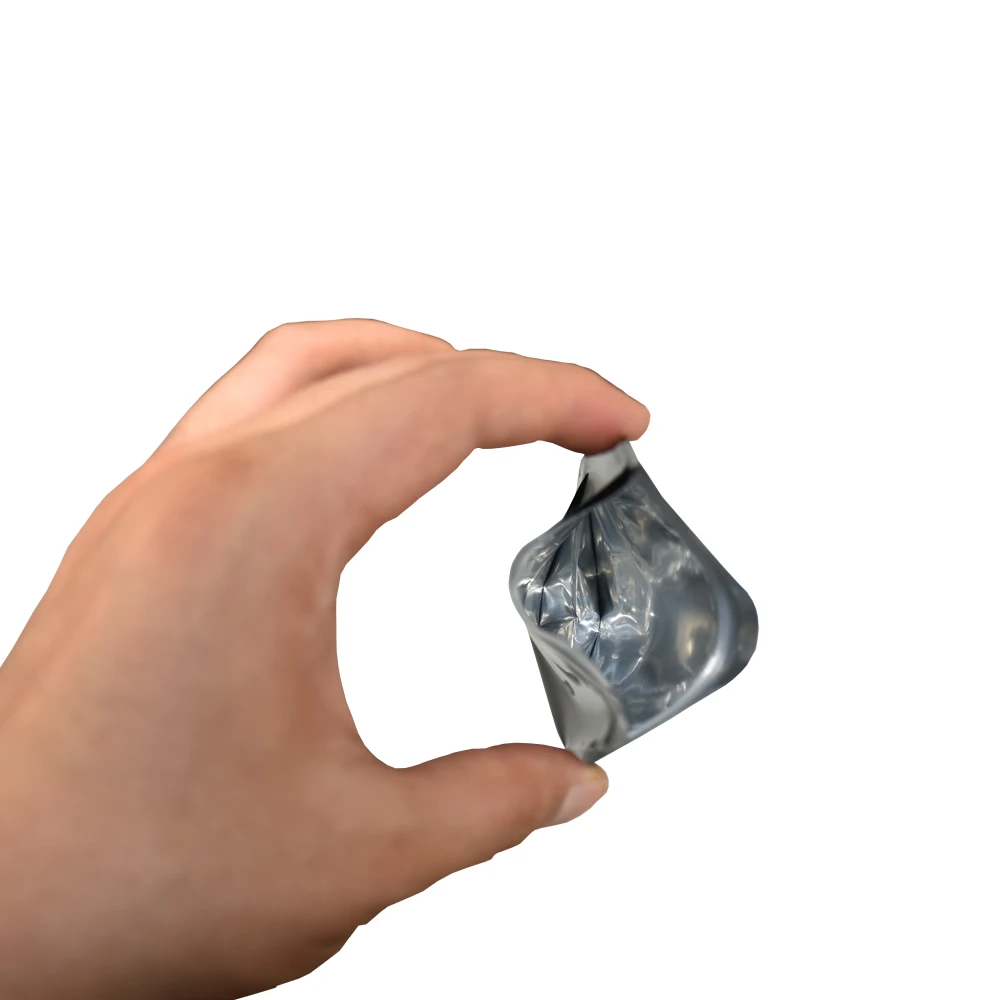 

8.5x13cm Self Sealing Blue Colored Stand Up Aluminum Foil Pouch Zip Lock Pacakge Bag Zipper Snack Beans Packing Mylar Pouches