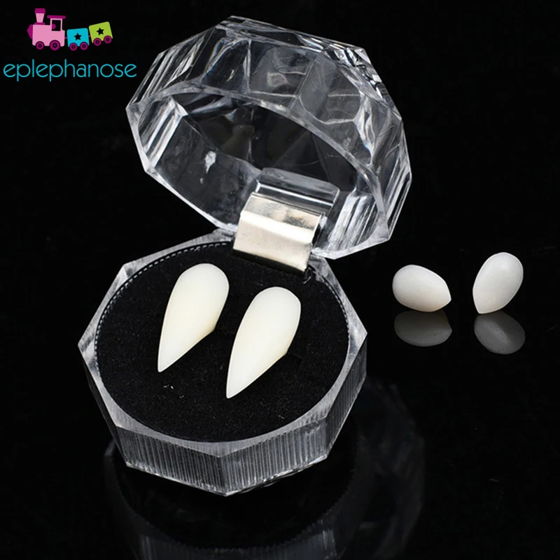 Искусственные Зубы вампира на Хэллоуин игрушки искусственная кожа маленький