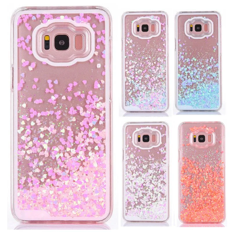 Роскошный Жидкий чехол для Samsung Galaxy S8 жесткий пластиковый Csae Plus|case for samsung galaxy|liquid