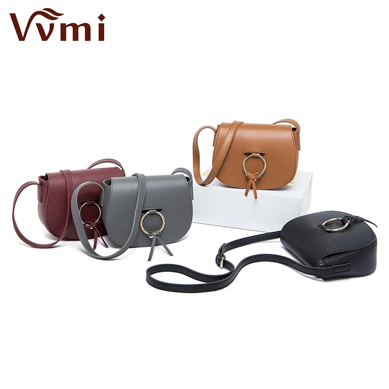 Vvmi bolsos для женщин сумки chic Винтаж классический металлический круг кольцо седло