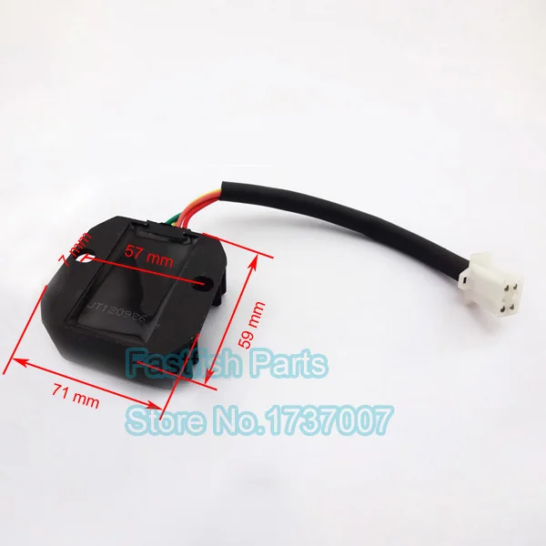 Выпрямитель с 4 проводами и кабелем регулятор напряжения для GY6 150cc 200cc 250cc