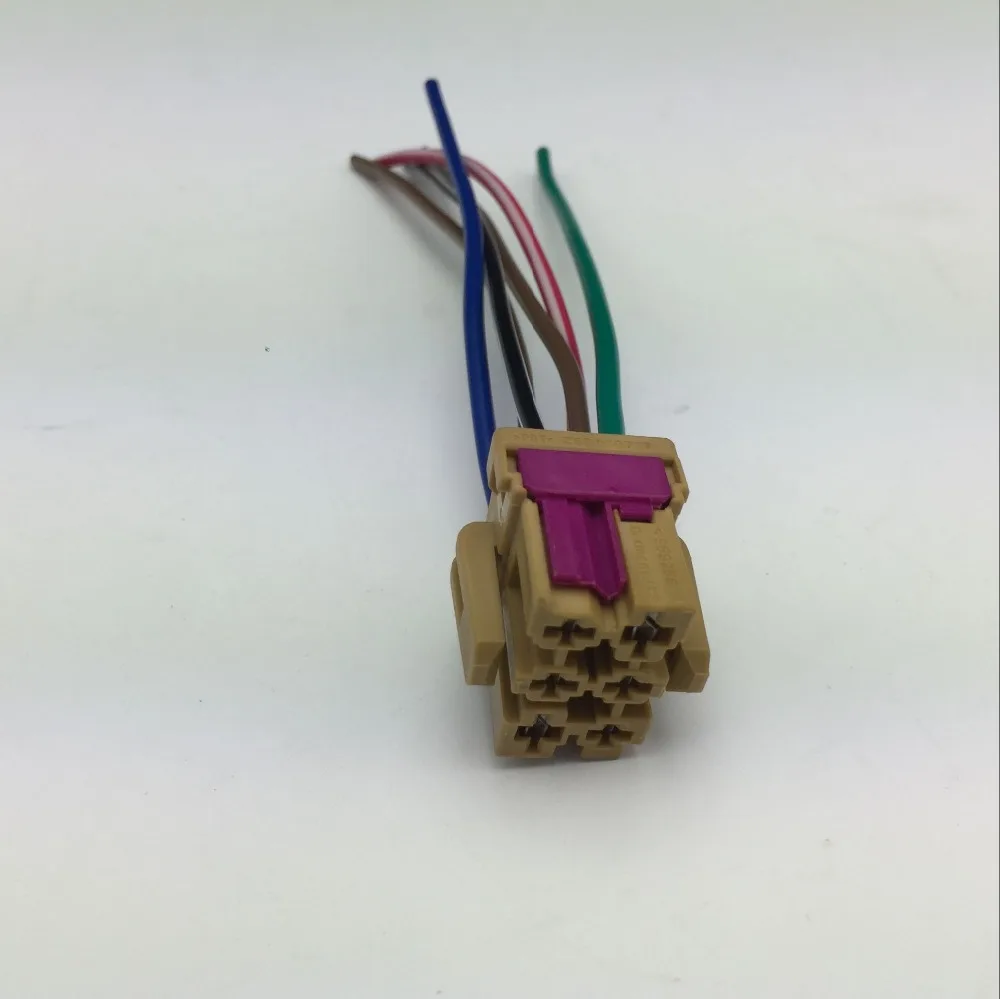 Для VW Passat Audi A4 6 Pin воздуходувка вентилятор вилка подключения соединитель Pigtail 1J0 937
