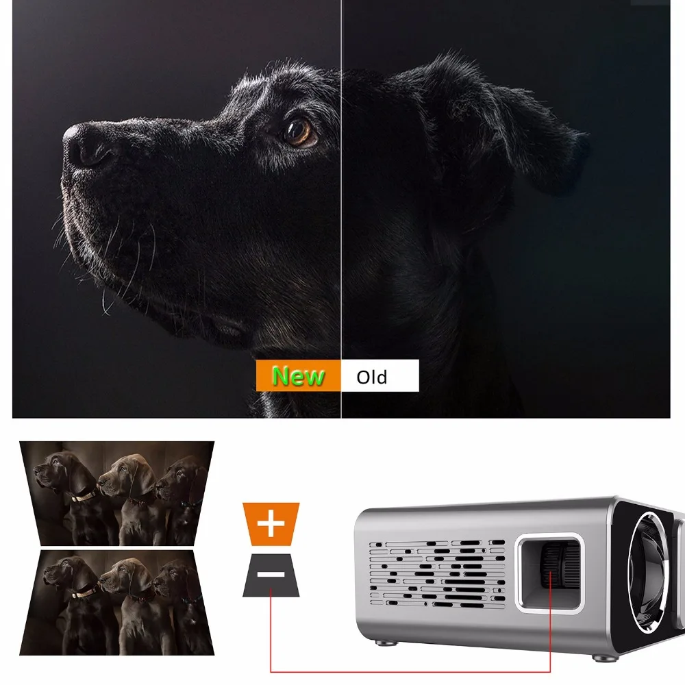 Топ HD мультимедиа Портативный светодиодный проектор домашний кинотеатр HDMI VGA AV USB