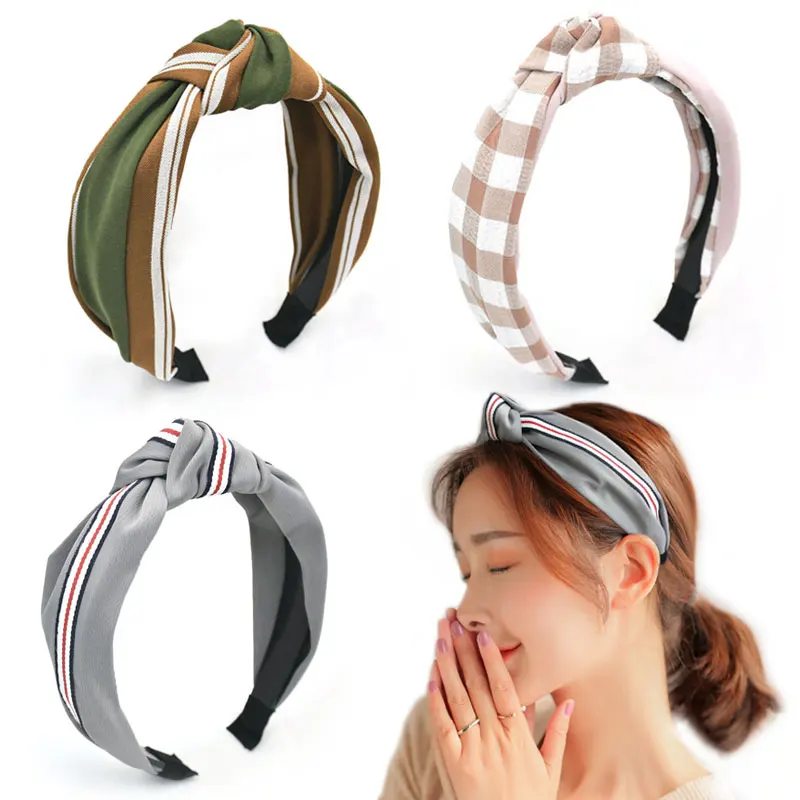 Ободок для волос в Корейском стиле с широким покрытием простой милый ободок