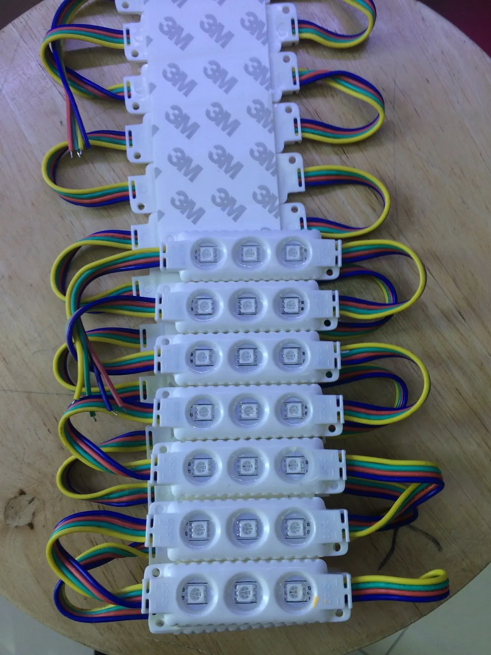 5050 RGB 3 светодиода Светодиодный модуль 12VDC 0 75 Вт светодиодный 100 шт./лот 2 года