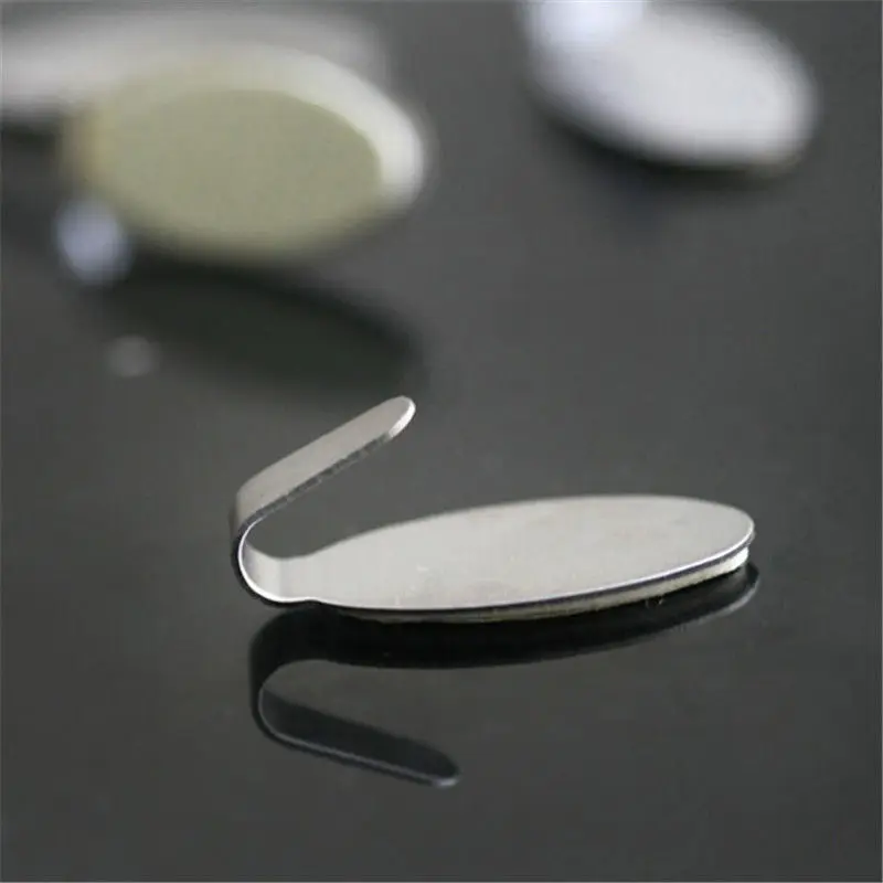 6 шт./Лот серебристые настенные крючки из нержавеющей стали|hanging hook|wall hanger kitchenhanger