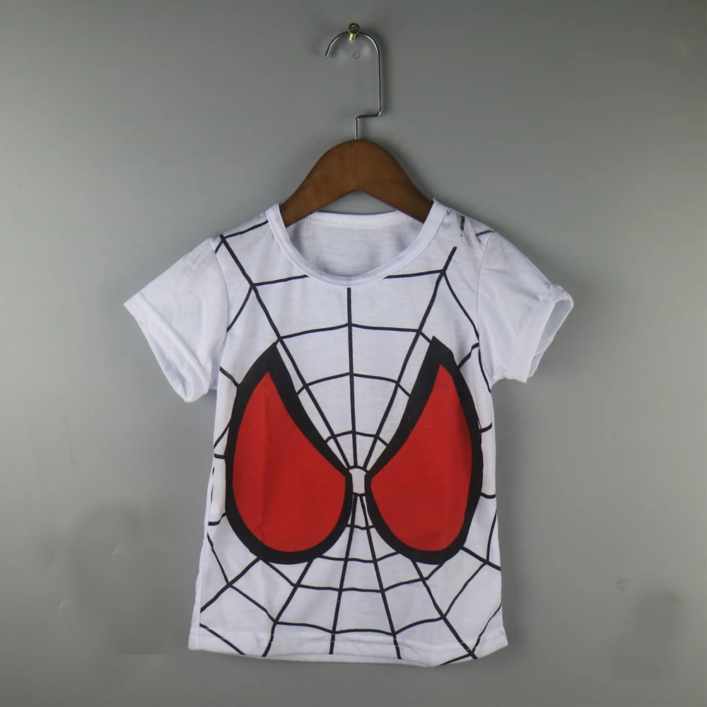 Сладкий розовый паук pattern рубашки мода дети летом футболку | Мать и ребенок