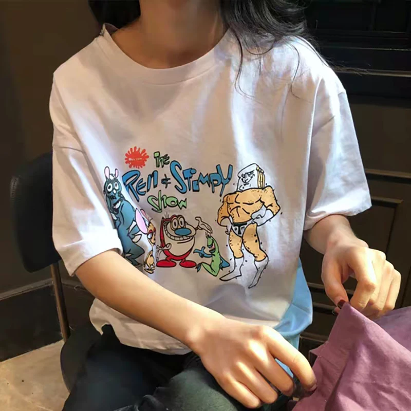 LooseandSlimShorsleeved tshirtGirl|Футболки| |