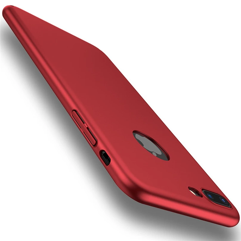 Деловой чехол с логотипом для iPhone 6 S 7 Plus ультра тонкий пластик задняя крышка