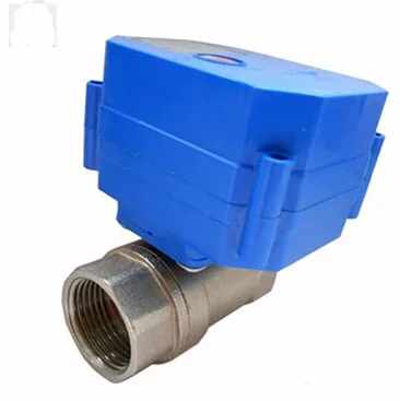 CWX 60P DN25 G1 &quotBSP 2 way SS304 6Nm крутящий момент мини электрический шаровой кран/моторный