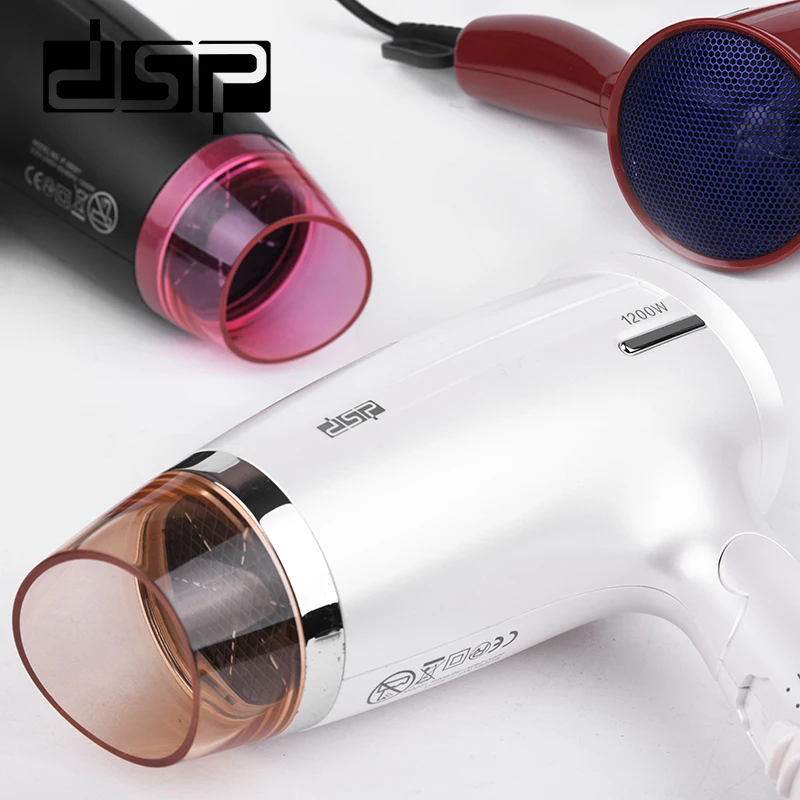 Электрическая сушилка для волос DSP складная ручка фен 1200 Вт бытовой портативный с