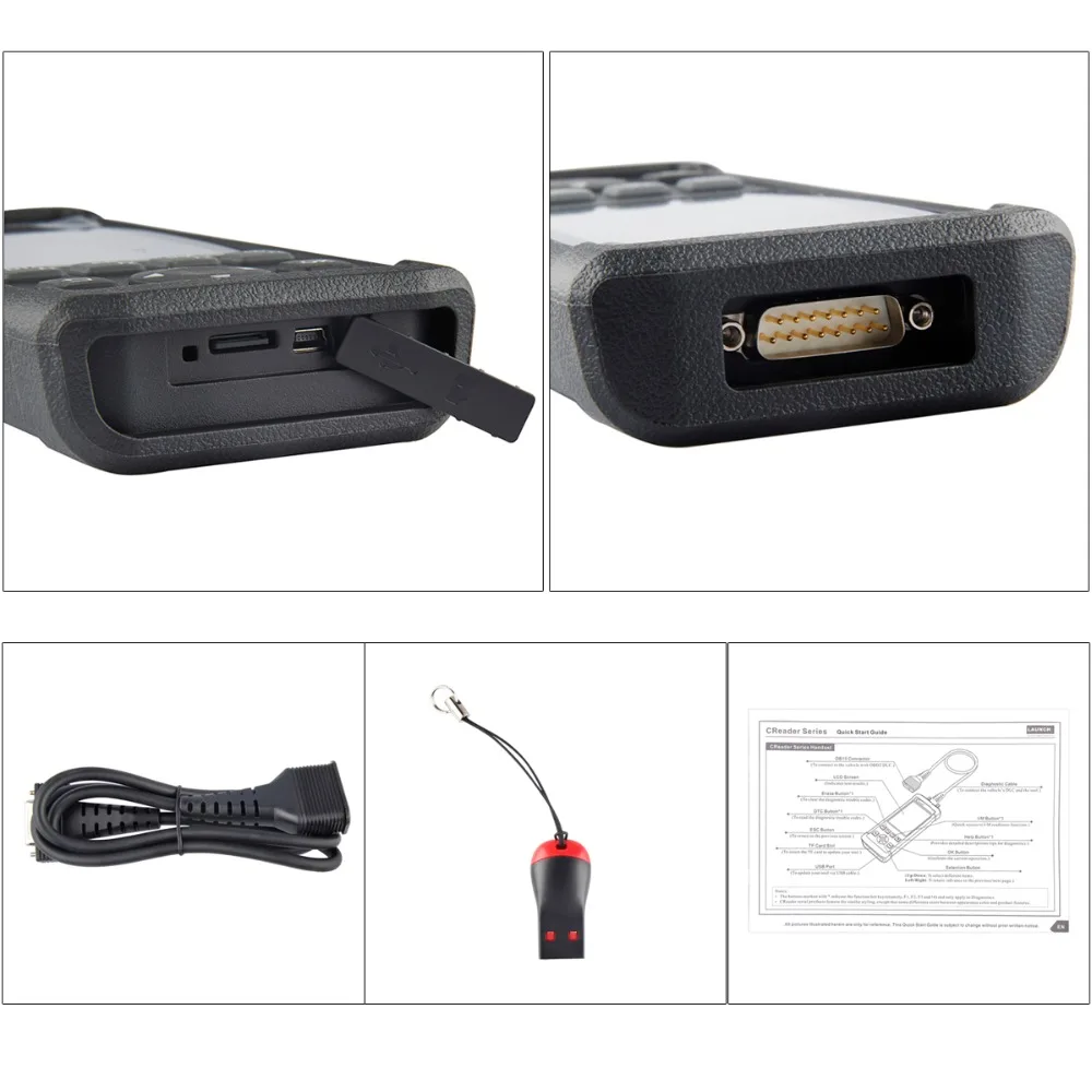 launch Creader 9081 ODB2 Автосканер с ABS SRS TPMS масло EPB DPF ODB OBD2 сканер CR9081 OBD Авто диагностический инструмент