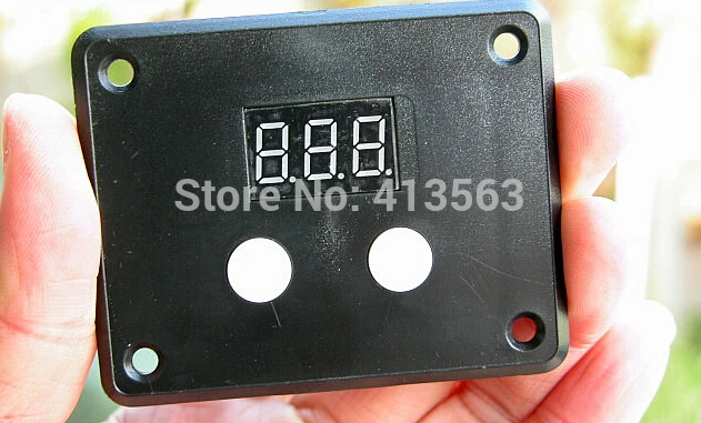 Ультра Высокая Мощность AC 220V 10000W 80A Цифровой SCR Электронный Регулятор Напряжения Скорости Диммер Термостат + Измерители Вкл.