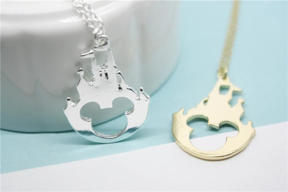 30 шт. сказочный замок колье с Микки мультфильм здание животные персонаж Мики мышь