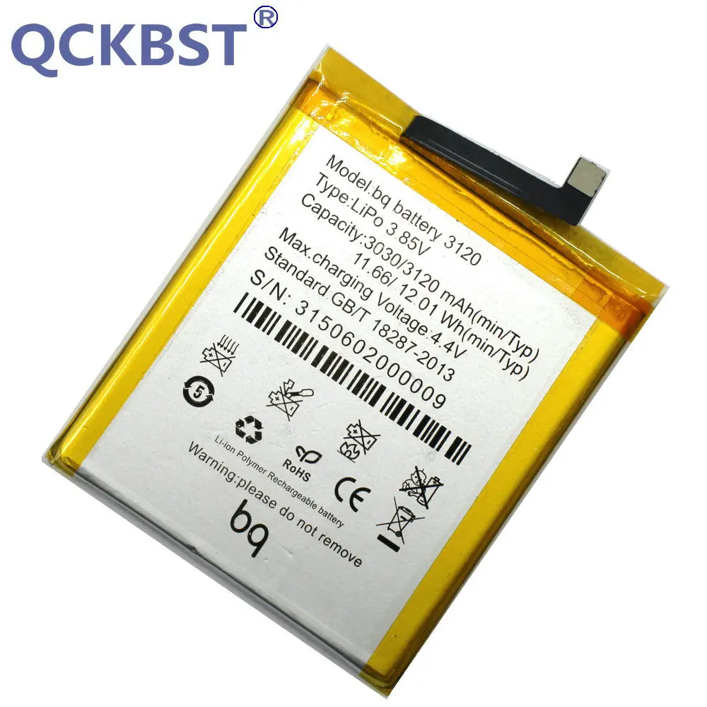 QCKBST высокое качество 3120 3120mAh батарея и ремонтные инструменты для BQ Aquaris M5 телефон