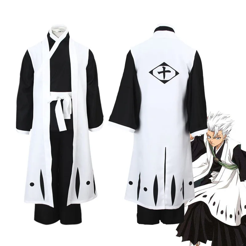 Костюмы Аниме Bleach Die pa Hitsugaya Toushirou Косплей японские мужские кимоно Набор для