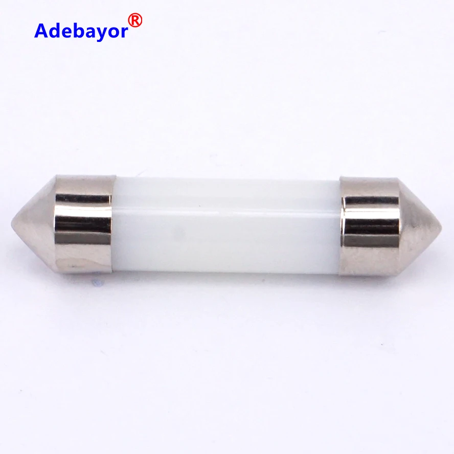 100x дизайн дыма COB светодиодные чипы C5W 31 мм 36 39 41 Автомобильный интерьер стекло