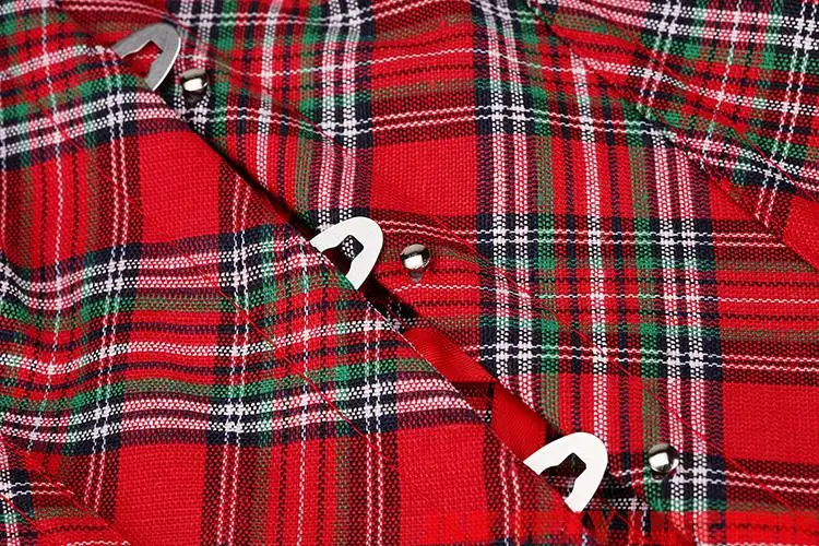 S XXL горячая Распродажа Красный клетчатый узор с лямкой через шею корсет для талии