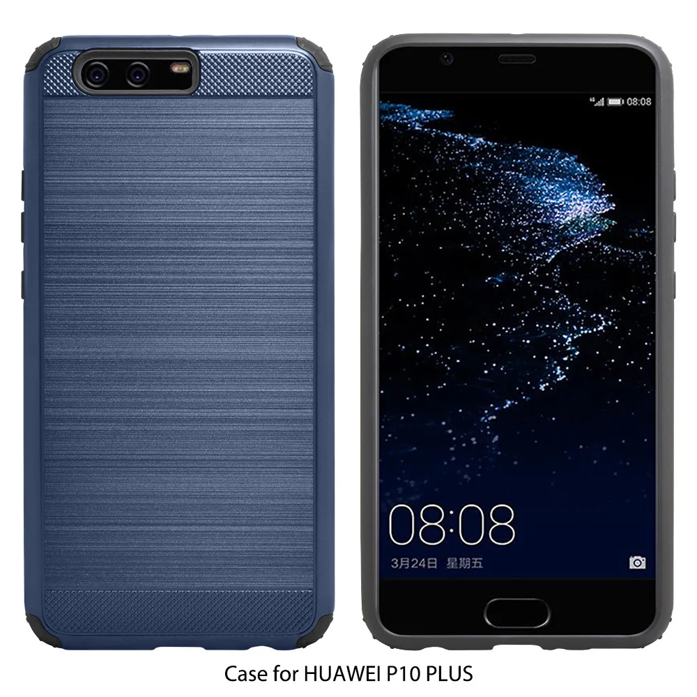 Для Huawei P10 плюс силиконовый чехол TPU + PC Обложка для Ascend Капа Coque протектор