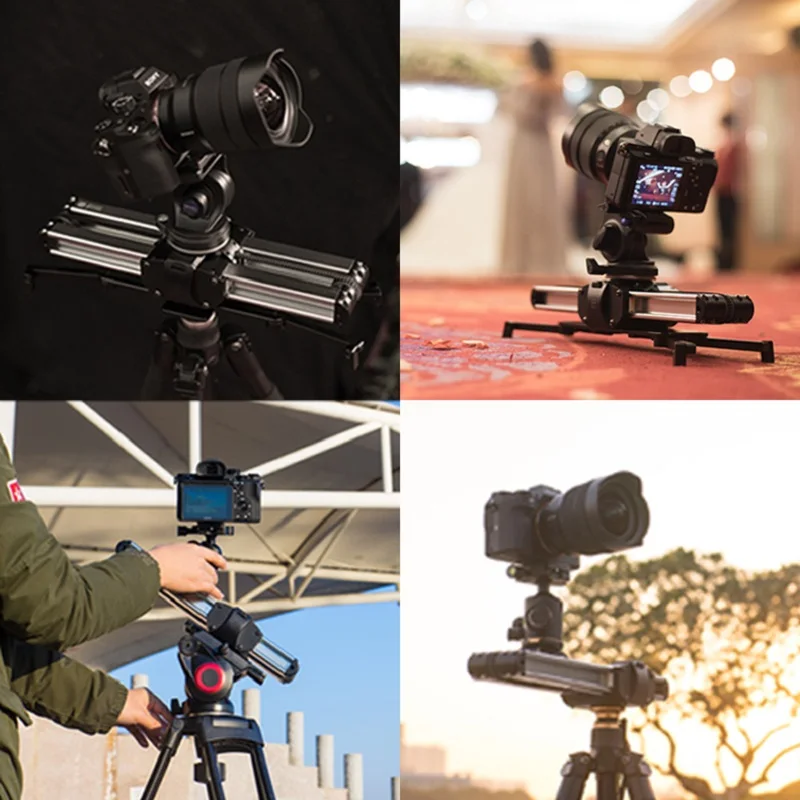 Микро 2 Профессиональный мини портативный смартфон камера Видео слайдер 33 см