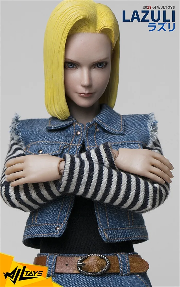 1/6 Dragon ball Android 18 лазурит фигурка Косплей Аниме подвижные швы 12 дюймов фигурка куклы коллекции
